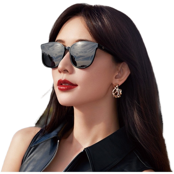 Retro cat round polarized sunglasses fashion trendy sunglasses