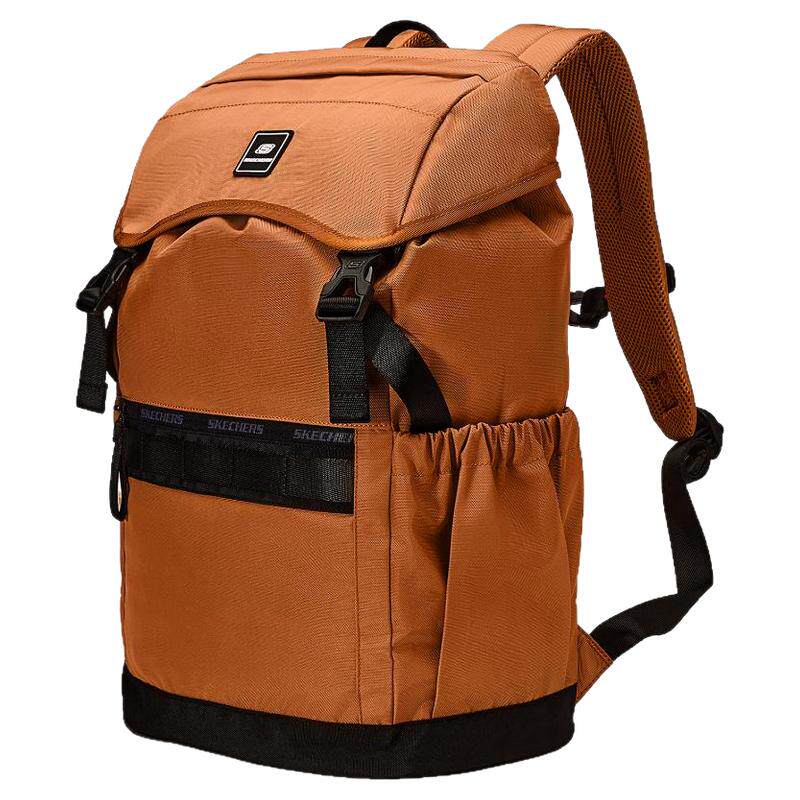 Skechers backpack, men's and women's school bag, large capacity computer bag, sports outdoor mountaineering bag, travel camping backpack
