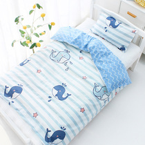 High-end baby quilt cover pure cotton type A custom newborn baby quilt bean velvet childrens 100x120x150 quilt