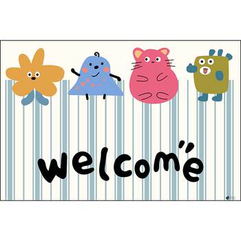 Entrance door floor mat pvc entrance hall carpet