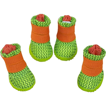Canamelele Season Dog Shoes Pet Shoes Small Dog Shoes Teddy Bibi Bear Breathable Sandal Wear and not easy to fall off