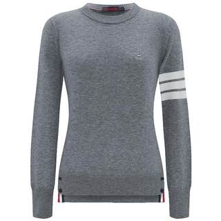 Navigare意大利小帆船圆领针织衫女士秋季弹力通勤上衣保暖毛衣