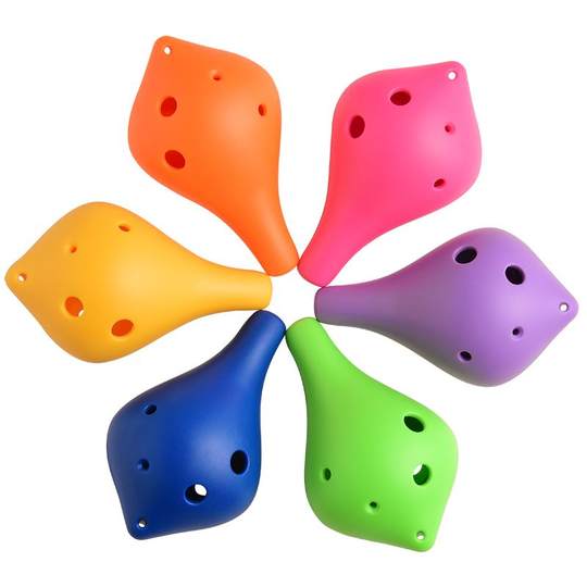 陶笛6孔中音C调塑胶初学入门防摔树脂六孔AC塑料儿童学生成人乐器