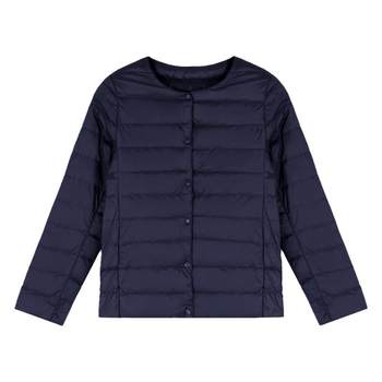 Women's winter collarless down jacket 2025 new style