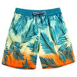 Beach pants men can go under the water bubble hot spring swimming trunks water park beach couple vacation suit loose shorts women