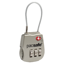 pacsafe wire combination lock backpack padlock travel bag wire rope lock suitcase TSA customs lock