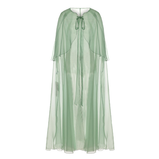 Zhi Shang Yu Si Hanfu women's thin cloak is light and elegant