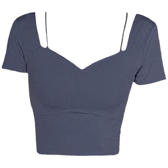 
[Cut off code clearance no no exchange] Sports blouse for women with slim yoga clothes, fitness clothes T-shirt, summer