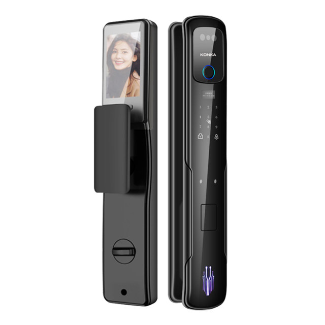 Konka 3s 3D face recognition smart lock opens by swiping your face