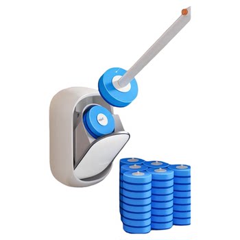 Antibacterial cleaning toilet brush