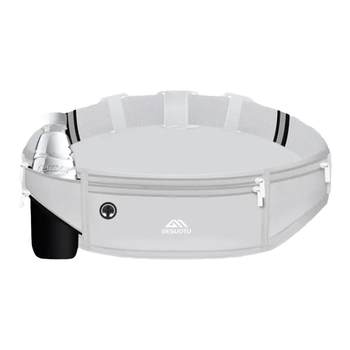 Waterproof and anti-theft 4-pocket zipper can hold 2 mobile phones