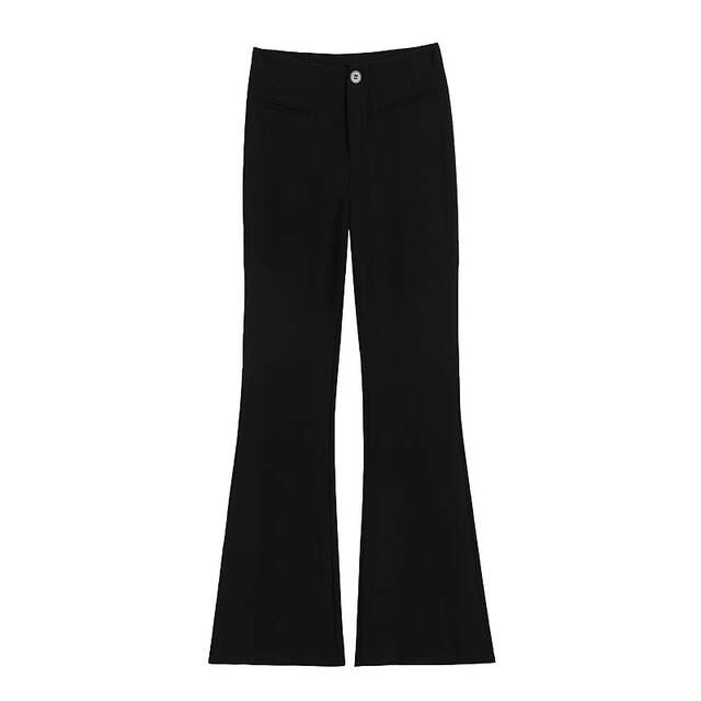 Black bootcut suit pants for women spring and autumn 2025 new style