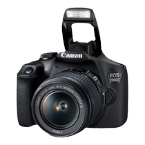 Canon Canon EOS 2000D 18-55 комплектов машинного одиночного антифотокамеры высокого определения цифровой туризм 4000D