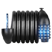 Mountain bike lock anti-theft lock battery electric bicycle wire lock fixed chain password lock child portable