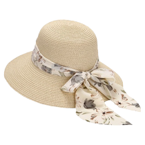 Straw hat womens summer fresh Korean version versatile travel vacation seaside beach sunshade sun protection folding outdoor sun hat