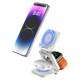 KUXIUX55 three-in-one folding magnetic wireless charger