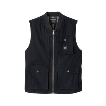 Harley-Davidson Mens Blackened Vest Motorcycle Riding Casual Vest Cotton Inner Wear Basement