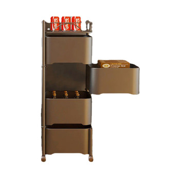 Kitchen basket storage rack