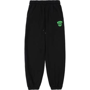 BEASTER ghost face offset sweatpants ສີ​ຂີ້​ເຖົ່າ​ສໍາ​ລັບ​ຜູ້​ຊາຍ​ແລະ​ຜູ້​ຍິງ​ດູ​ໃບ​ໄມ້​ລົ່ນ​ອາ​ເມລິ​ກາ​ໃຫມ່ retro trousers ຄົນ​ອັບ​ເດດ​:​ປະ​ເທດ​ຊາດ​ຍີ່​ຫໍ້​ຄູ່​ຜົວ​ເມຍ​ໃສ່