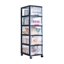 Jeko household storage box plastic drawer-type transparent clothes toy childrens cabinet locker wardrobe organizing box