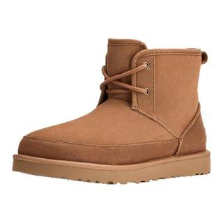 UGG冬季新款男士时尚舒适保暖系带平底休闲经典迷你雪地靴1174582