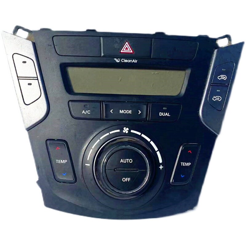 เหมาะสำหรับแผงควบคุมระบบปรับอากาศของ Hyundai Santa Fe รุ่นใหม่ Ix45 พร้อมปุ่มปรับระดับความเย็นและปุ่ม AC ของรถรุ่นใหม่ ของแท้จากโรงงาน