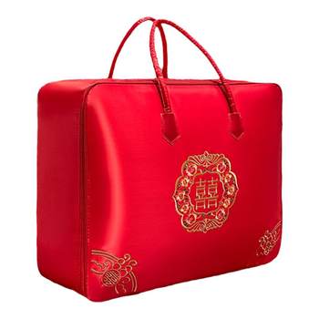 Marriage quilt storage bag red oxford cloth packaging bag