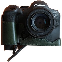 Sven 새로운 Canon r62 카메라 가방 r6 미러리스 r10 카메라베이스 r5 보호 커버 r8r7 정품 가죽 커버 r50