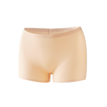 Womens safety pants anti-exposure flesh-colored non-curled ice silk traceless boxer briefs skirt leggings summer thin shorts