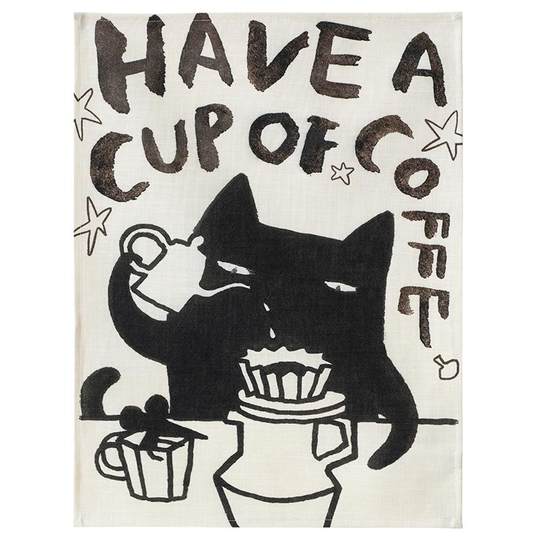 Nuanzao & Zhang Lelu Mo Mo черный 2025 новый атмосферный гобелен для украшения комнаты подвесная ткань кофейня фоновая ткань