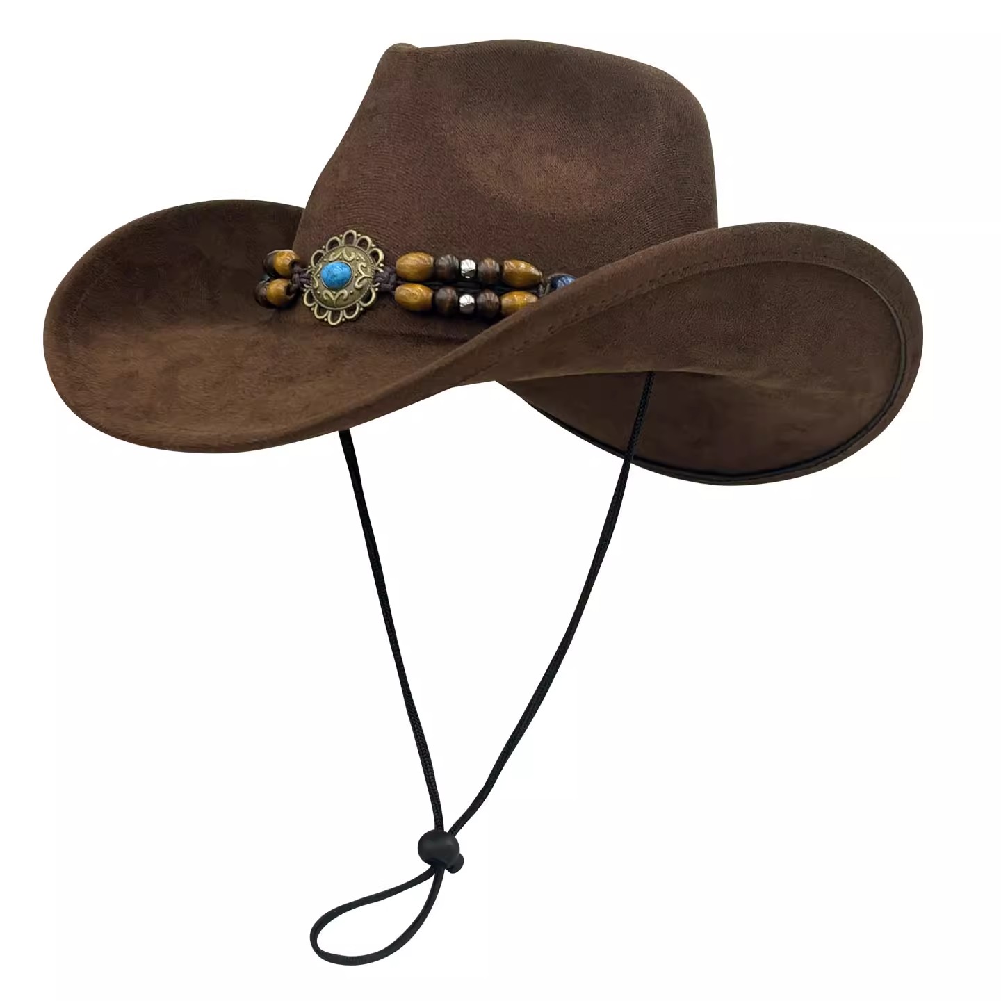 Monstar Lee Japanese designer collaboration retro Western cowboy hat, sun protection wide-brimmed riding hat.