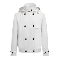 (Elastic and easy to care for) Hush Puppies Womens 24 Autumn Crisp Casual Commuting Double-Breasted Short Windbreaker Jacket