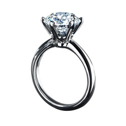 ເອີຣົບແລະອາເມລິກາ 925 sterling silver rings six-prong platinum-plated pair ring carat diamond ring Swiss diamond large diamond ring wedding ring free shipping