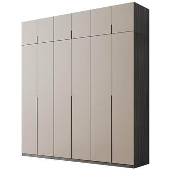 Quanyou Home Modern Simple Combination Wardrobe Plus Top Cabinet Bedroom Home Storage ສໍາ​ເລັດ​ຮູບ Wardrobe ຂະ​ຫນາດ​ໃຫຍ່ DG10010