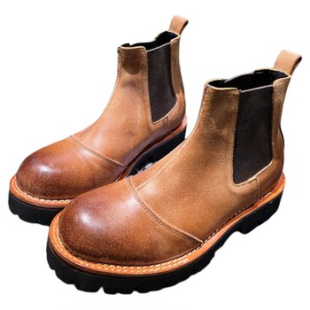 American vintage goodyear high-end chelsea handmade boots