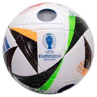 阿迪达斯2024德国欧洲杯比赛/训练用热粘合5号足球 IN9367