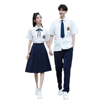 High School Student Graduation Banfu School Uniform Suit College Wind Junior High School Shirt Thyme for Chorus Sportswear