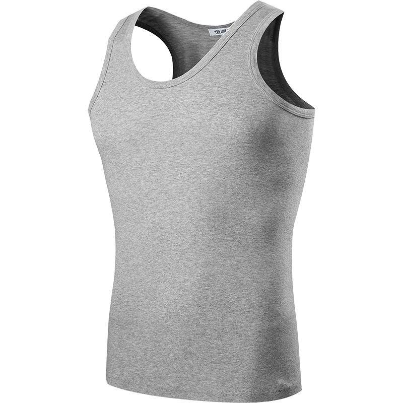 Hengyuanxiang men's vest sweat-absorbing cotton white inner wear