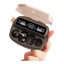 In-ear open Bluetooth headset true wireless 2024 new bone conduction ear-mounted sports noise reduction ultra-long battery life