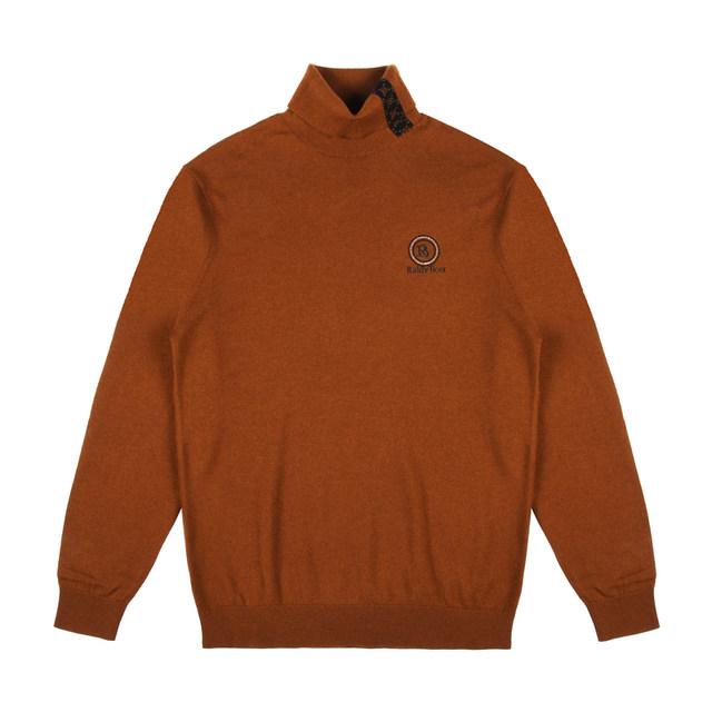 Raidy Boer/Raidy Boer men's autumn and winter embroidered rhinestone high lapel sweater sheep sweater 5154