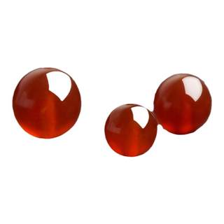 Donghai family red agate single bead loose bead