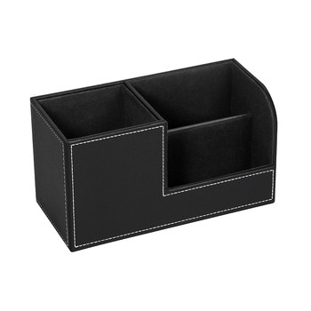 Light luxury and high-end creative pen holder desk storage box