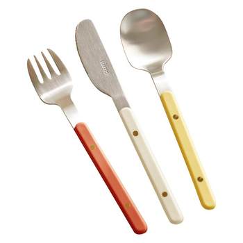 Kimscook knife and fork spoon western tableware set steak knife and fork stainless steel retro household spoon