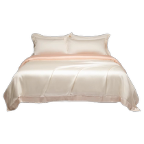 MUJI Tencel quilt cover single piece 150x200 summer ice silk quilt cover single 200x230cm silk quilt