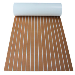 EVA imitation ໄມ້ສັກ 240*60 UV ຜ້າກັນເປື້ອນ mat anti-slip mat deck RV plastic wood cork yacht luxury