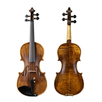 Hongying violin professional grade examination handmade solid wood natural pattern high-end adult children beginners practice playing