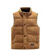 Corduroy Men's Vest Autumn and Winter Thickened Warm Jacket