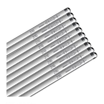 Double gun 316 stainless steel anti-slip anti-mold chopsticks 5 pairs
