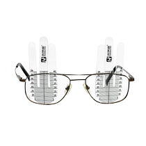 Hongmei Chen pupil height measuring ruler lens small light altimeter glasses optometry professional tool pupil height measuring instrument 2 pieces