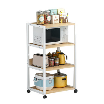 Kitchen rack microwave floor standing multi-layer oven